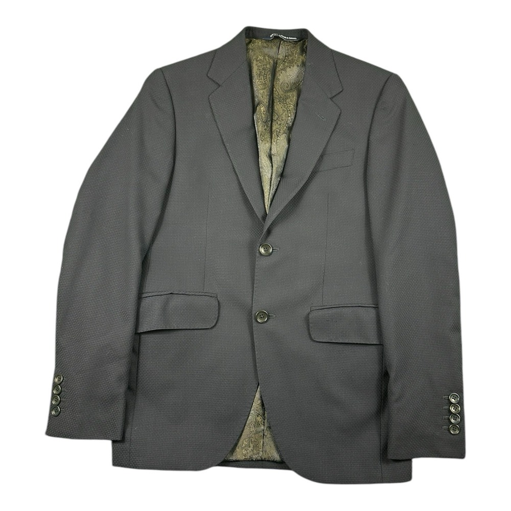 Coppley Blue Einstein Technical Wool Super 130s Blazer 36S Canada Harry Rosen